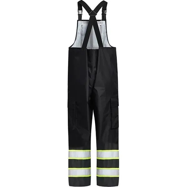 Non-ANSI premium rain bib pants - black.... from ASI 58492 GSS Safety LLC