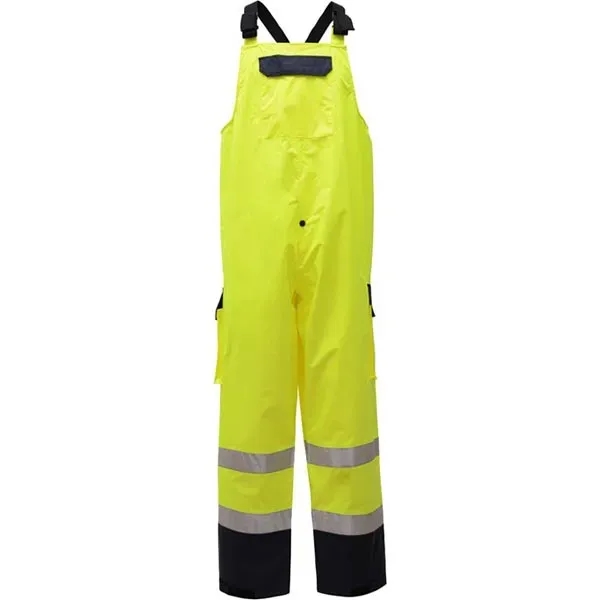 Non-ANSI premium rain bib pants - black.... from ASI 58492 GSS Safety LLC
