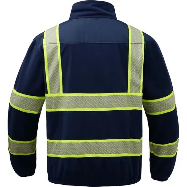 ONYX enhanced visibility fleece full zip hoodie.... from ASI 58492 GSS Safety LLC