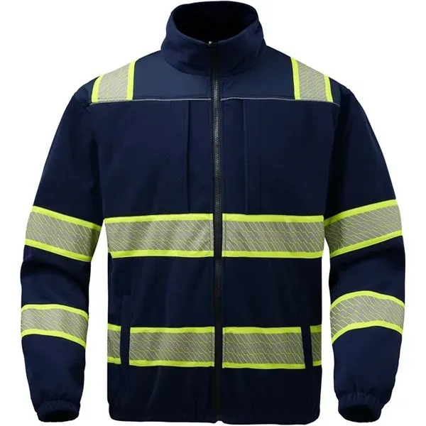 ONYX enhanced visibility fleece full zip hoodie.... from ASI 58492 GSS Safety LLC