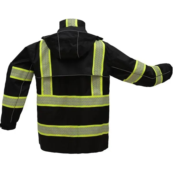 ONYX enhanced visibility rain jacket with teflon protector.... from ASI 58492 GSS Safety LLC