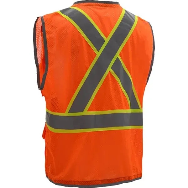 Class 2 HYPE-LITE safety vest w/black side.... from ASI 58492 GSS Safety LLC