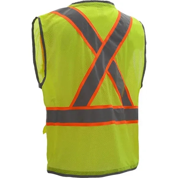Class 2 HYPE-LITE safety vest w/black side.... from ASI 58492 GSS Safety LLC