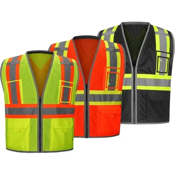 HYPE-LITE safety vest w/X back.... from ASI 58492 GSS Safety LLC
