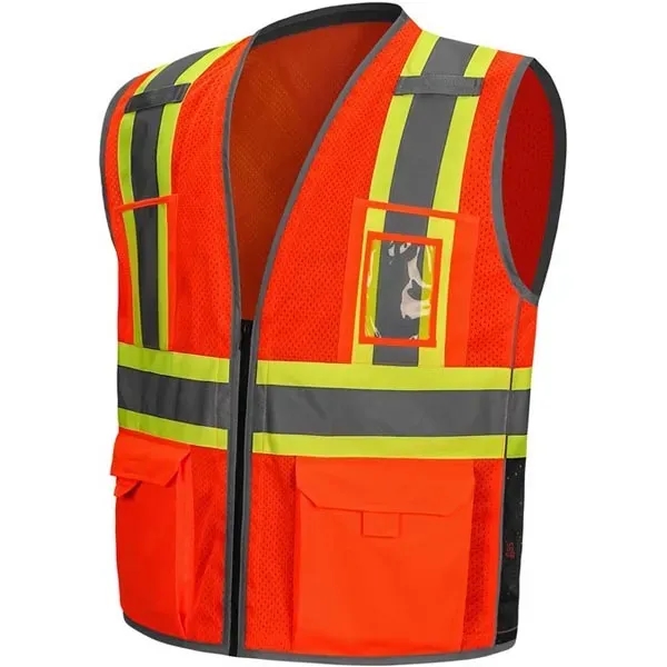 HYPE-LITE safety vest w/X back.... from ASI 58492 GSS Safety LLC