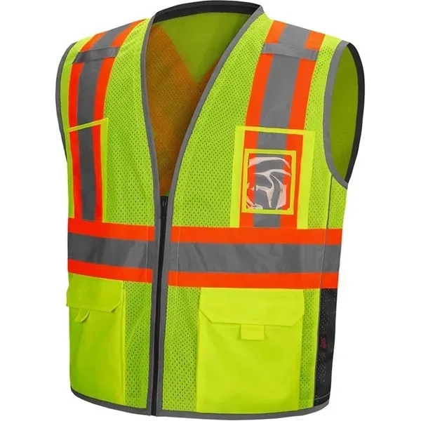 HYPE-LITE safety vest w/X back.... from ASI 58492 GSS Safety LLC