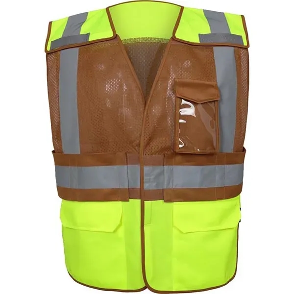 Class 2 public safety vest with adjustable waist.... from ASI 58492 GSS Safety LLC