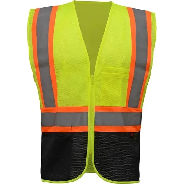Class 2 two tone vest w/black bottom... from ASI 58492 GSS Safety LLC