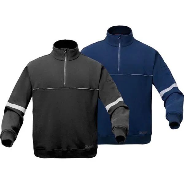 Quartz 100% cotton job shirt with 1/4 zipper.... from ASI 58492 GSS Safety LLC / GSS Safety