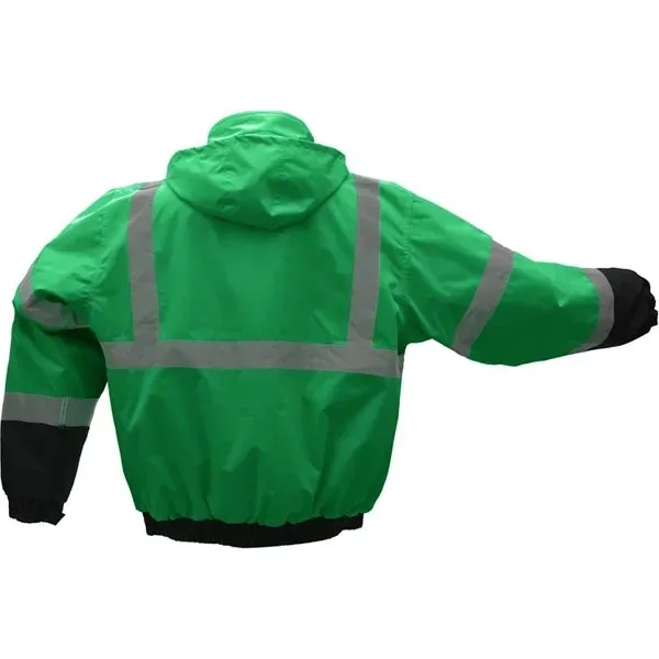 Non-ANSI waterproof bomber jacket with black bottom.... from ASI 58492 GSS Safety LLC