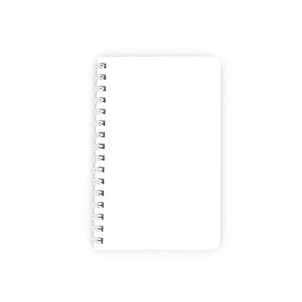 Side spiral notebook with 50 pages, metal coil binding and a... from ASI 61125 Hit Promotional Products / Hit®