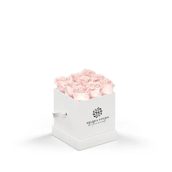 Arrangement of 9 roses in a square hat box.... from ASI 61125 Hit Promotional Products / Hit®