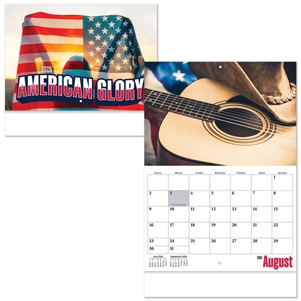 American Glory Stapled Wall Calendar... from ASI 61125 Hit Promotional Products / Hit®