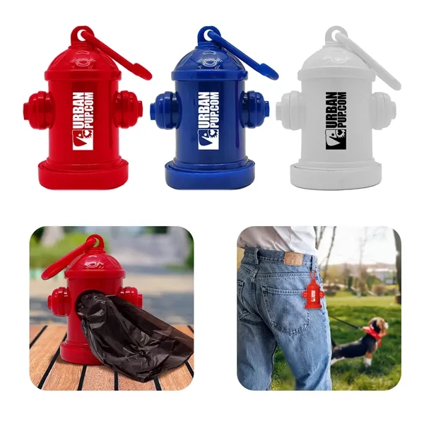 This fire hydrant shaped bag dispenser includes 15 disposable bags packed... from ASI 52710 Lincoln Line