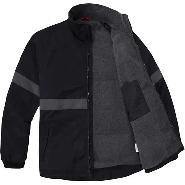 Enhanced visibility nylon waterproof parka jacket with fleece lining... from ASI 58492 GSS Safety LLC