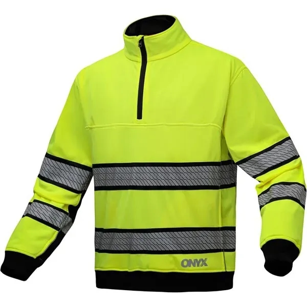 ONYX enhanced visibility job shirt w/ 1/4 zipper.... from ASI 58492 GSS Safety LLC / GSS Safety