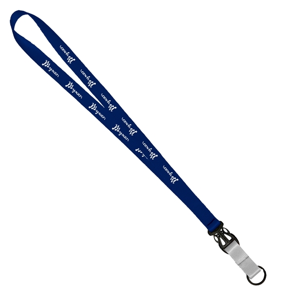 3/4" x 16" multi-colored nylon lanyard with slide release.... from ASI 88060 Snugz/USA Inc / SnugZ USA®
