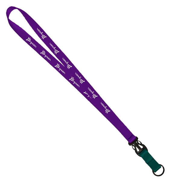 3/4" x 16" multi-colored nylon lanyard with slide release.... from ASI 88060 Snugz/USA Inc / SnugZ USA®