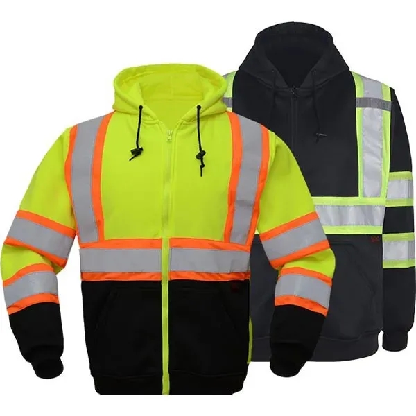 Two-tone zip front sweatshirt.... from ASI 58492 GSS Safety LLC / GSS Safety