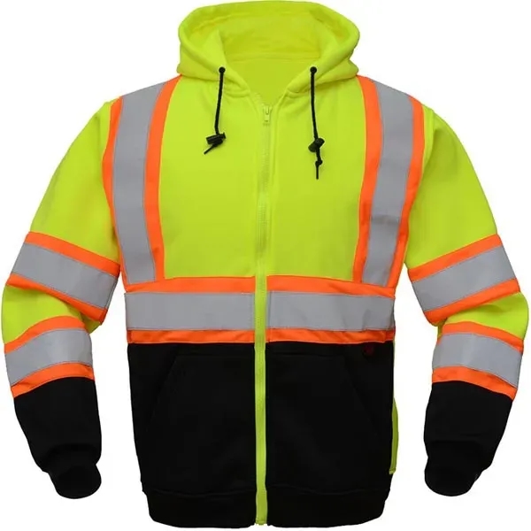 Two-tone zip front sweatshirt.... from ASI 58492 GSS Safety LLC / GSS Safety