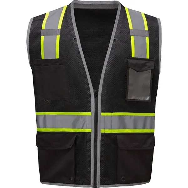 Enhanced visibility hype-lite heavy duty vest with zipper closure.... from ASI 58492 GSS Safety LLC