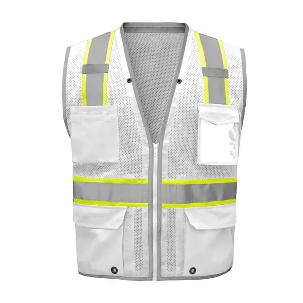 Enhanced visibility hype-lite heavy duty vest with zipper closure.... from ASI 58492 GSS Safety LLC