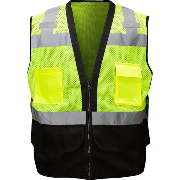 Enhanced visibility premium heavy duty vest w/multi pockets.... from ASI 58492 GSS Safety LLC
