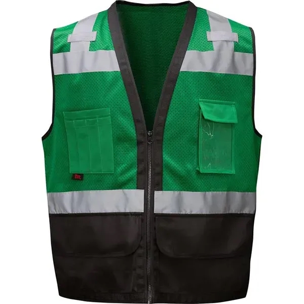 Enhanced visibility premium heavy duty vest w/multi pockets.... from ASI 58492 GSS Safety LLC