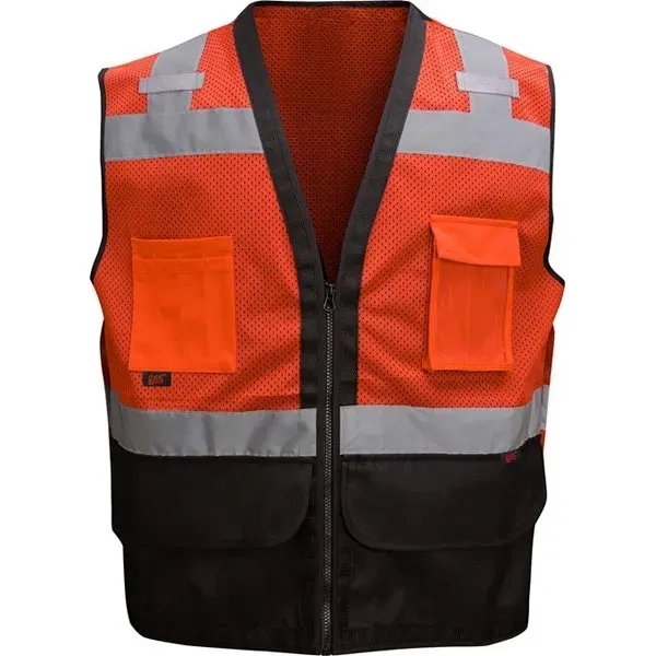 Enhanced visibility premium heavy duty vest w/multi pockets.... from ASI 58492 GSS Safety LLC