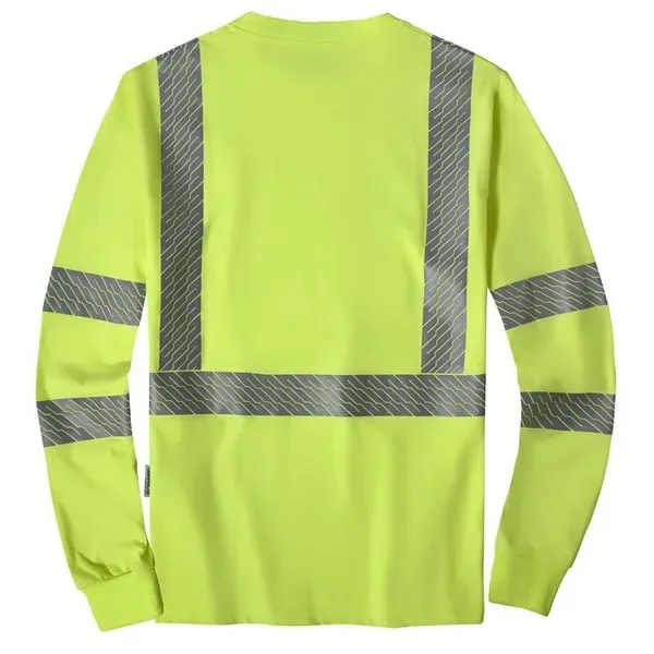GSS Eco-Green safety t-shirt with long sleeves - Class-3.... from ASI 58492 GSS Safety LLC