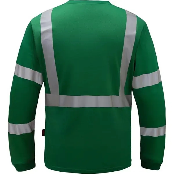 Non-ANSI multi color long sleeve t-shirt with black bottom.... from ASI 58492 GSS Safety LLC
