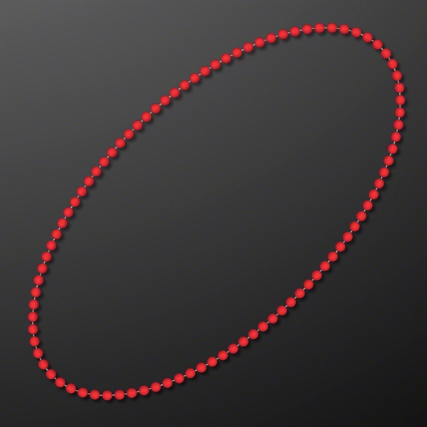 7MM 33" Round  Beaded Necklaces (Non-Light Up)... from ASI 34194 ALightPromos