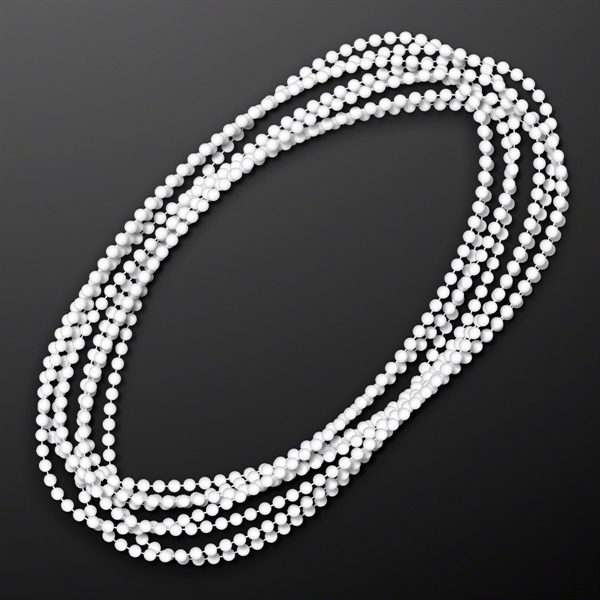 7MM 33" Round  Beaded Necklaces (Non-Light Up)... from ASI 34194 ALightPromos