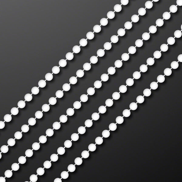 7MM 33" Round  Beaded Necklaces (Non-Light Up)... from ASI 34194 ALightPromos