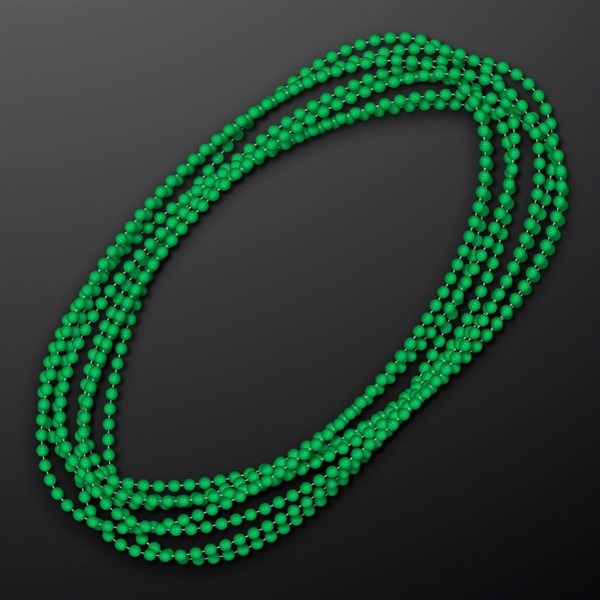 7MM 33" Round  Beaded Necklaces (Non-Light Up)... from ASI 34194 ALightPromos