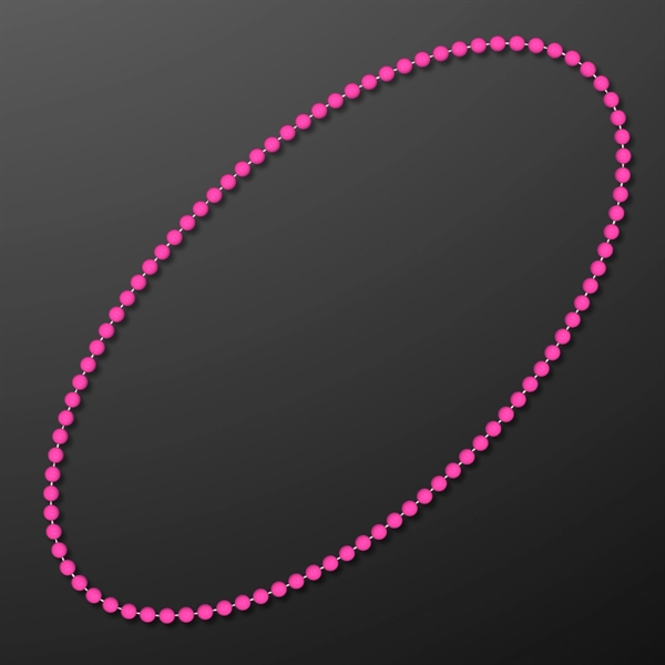 7MM 33" Round  Beaded Necklaces (Non-Light Up)... from ASI 34194 ALightPromos