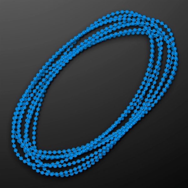 7MM 33" Round  Beaded Necklaces (Non-Light Up)... from ASI 34194 ALightPromos