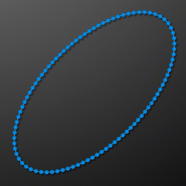 7MM 33" Round  Beaded Necklaces (Non-Light Up)... from ASI 34194 ALightPromos