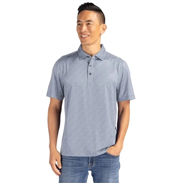 Men's polo with short sleeves, 4-way stretch, UPF50+ sun protection, and... from ASI 47965 Cutter & Buck