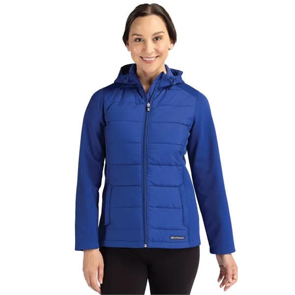 Women's jacket with a full-zip, hood, and wind and water resistance.... from ASI 47965 Cutter & Buck