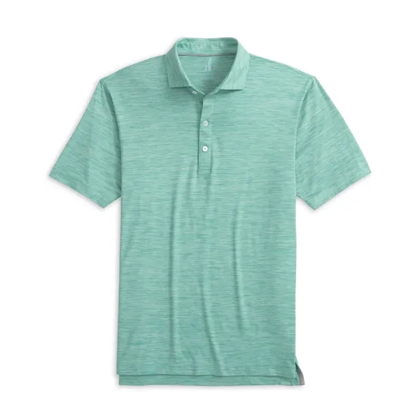 Johnnie-O Men's Huron Jersey Polo with self-fabric tailored collar & side... from ASI 38120 Ball Pro / Diversified Quality Kitchenware / Branded Apparel Designs
