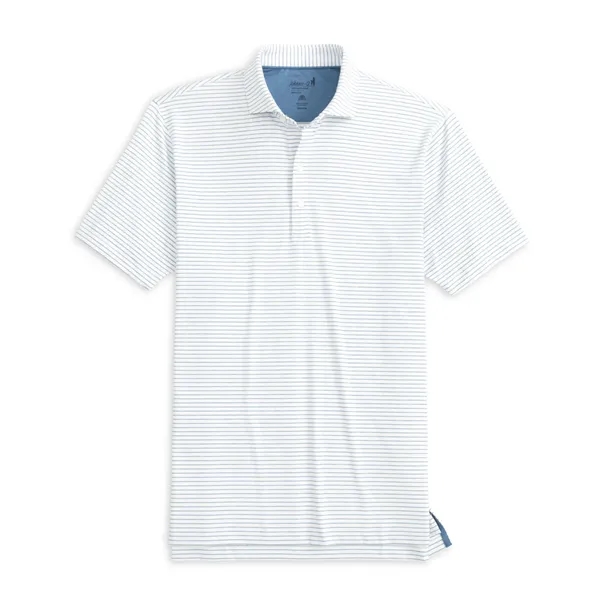 Johnnie-O Michael Striped Polo is made from cool and comfortable Prep-Formance... from ASI 38120 Ball Pro / Diversified Quality Kitchenware / Branded Apparel Designs
