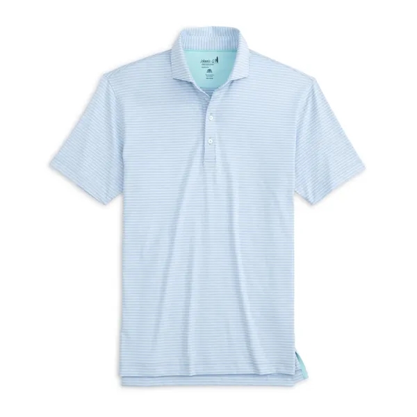 Johnnie-O Michael Striped Polo is made from cool and comfortable Prep-Formance... from ASI 38120 Ball Pro / Diversified Quality Kitchenware / Branded Apparel Designs