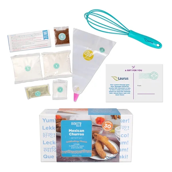 Churro kit with ingredients, piping bag, step-by-step instructional card, 6 educational... from ASI 98360 WOWLine / WOWLine®
