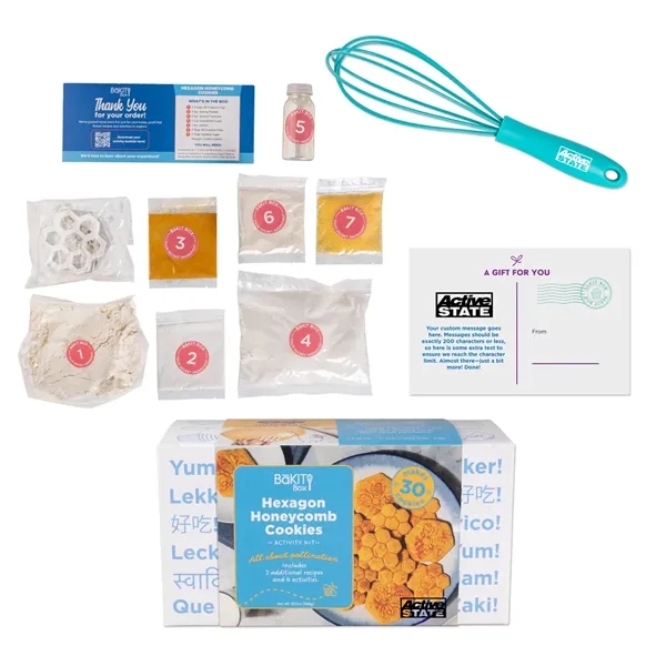 Baking kit with a whisk, gift note and dry ingredients.... from ASI 98360 WOWLine / WOWLine®