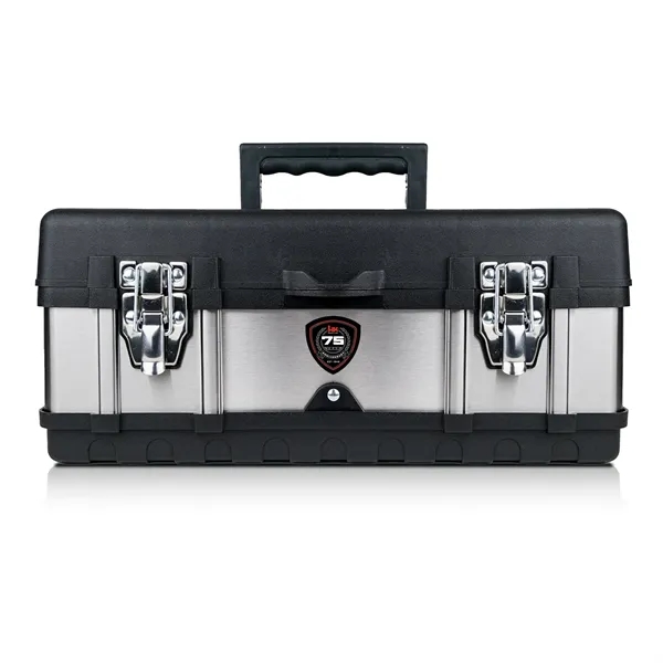 Stainless steel toolbox that is heavy-duty and ready for action! Secure-clamp... from ASI 46170 Compass Industries Inc