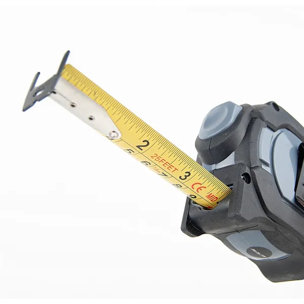 25't heavy duty non-slip rubber tape measure protects against drops &... from ASI 46170 Compass Industries Inc