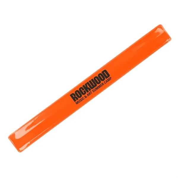 Slap bracelet with reflective coating; reflects against light in the dark.... from ASI 52710 Lincoln Line