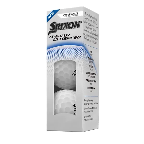 Srixon Q-Star golf balls; Box contains 12 white balls and includes... from ASI 38120 Ball Pro / Diversified Quality Kitchenware