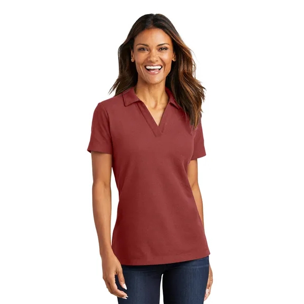 Port Authority® Ladies C-FREE® Cotton Blend Pique Polo... from ASI 30208 A P Specialties / AP Specialties